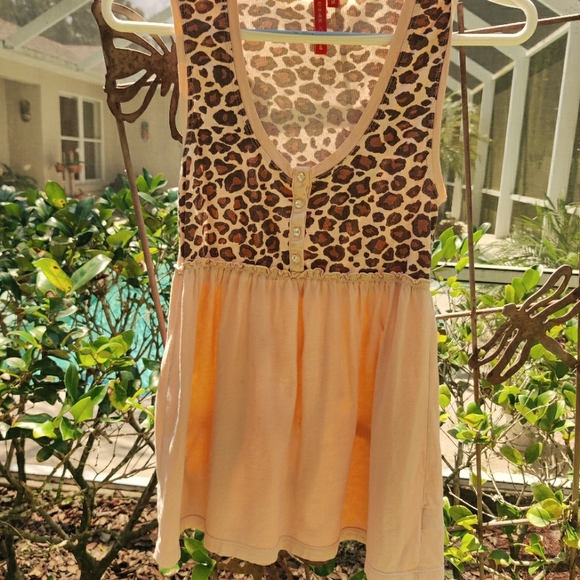 Charlotte Tarantola Tops - Leopard and rhinestone cotton top